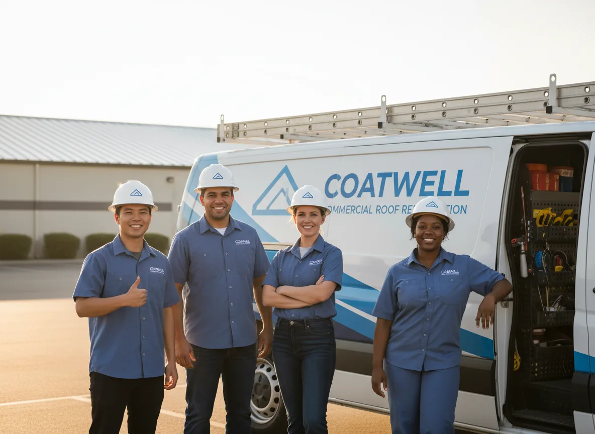 Commercial roof coating company in Salem, MA